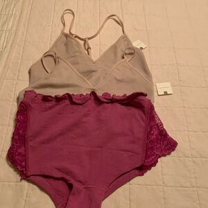 Anthropologie Bralette and Underwear Bundle